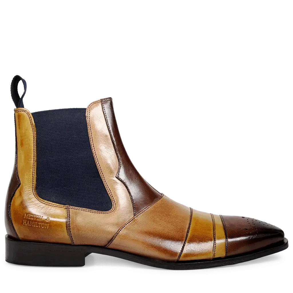 Brown Leather Boot with Classic Design