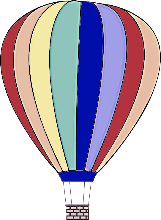 Colorful Hot Air Balloon Illustration
