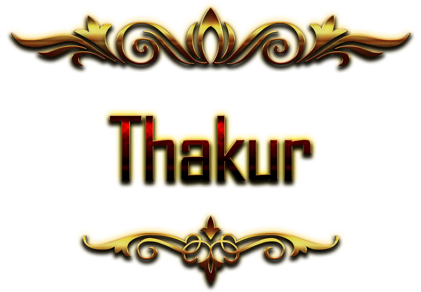 Thakur Name Banner