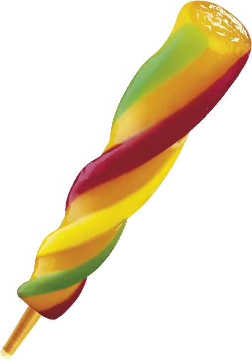 Colorful Twisted Lollipop
