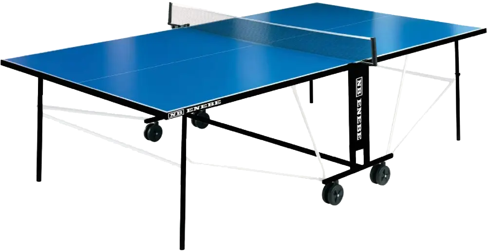Blue Table Tennis Table with Net for Indoor and Outdoor Play