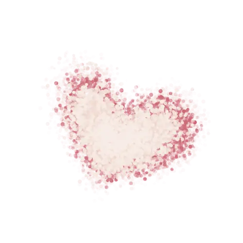 Heart-Shaped Powder Design