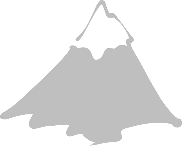 Gray Mountain Silhouette Design