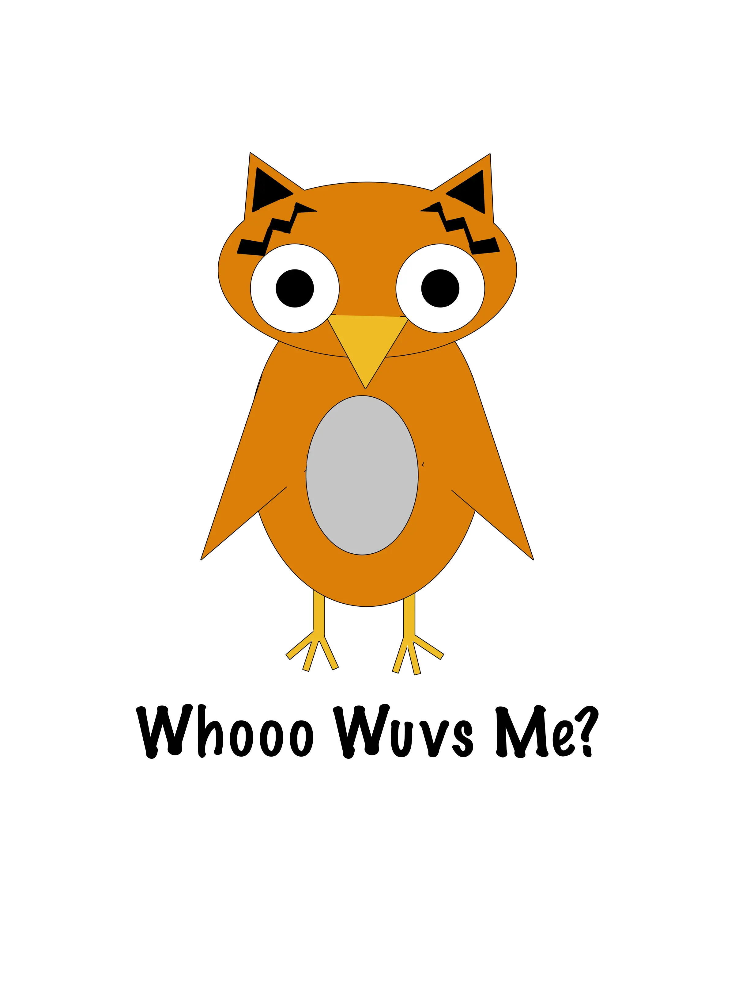 Cute Cartoon Owl
