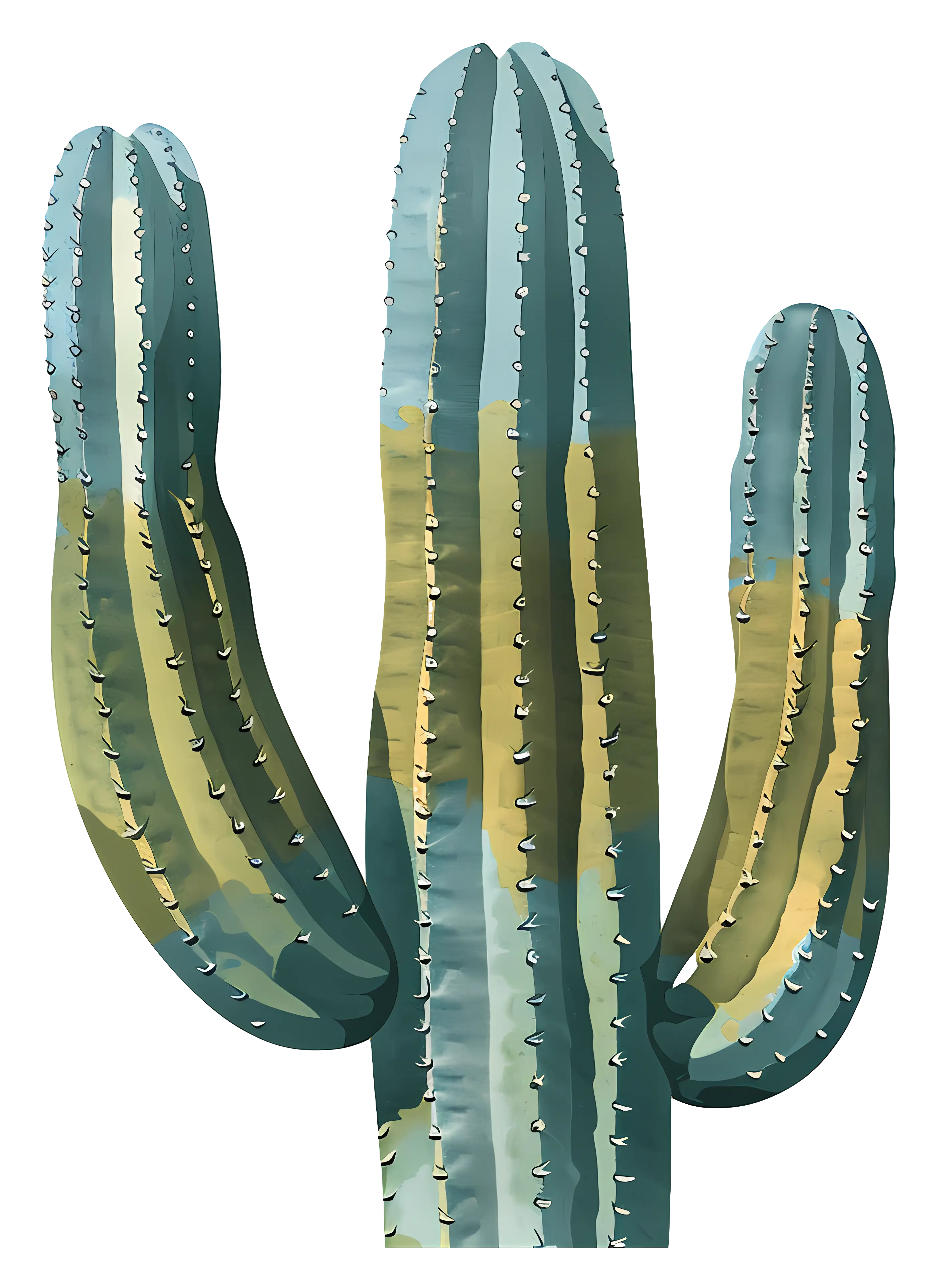 Desert Cactus Illustration