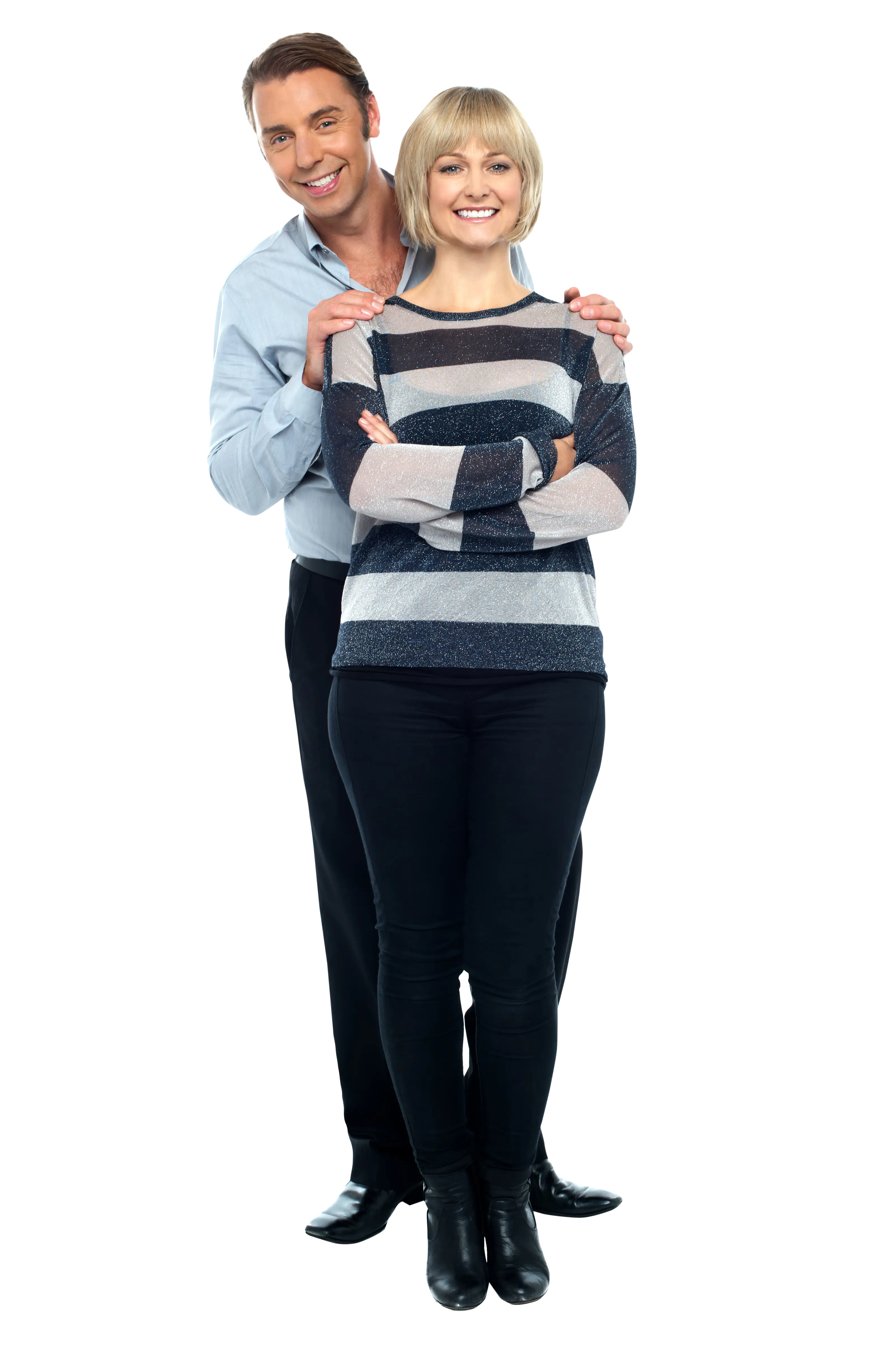 Happy Couple Posing Together
