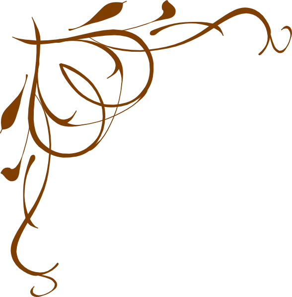 Elegant Decorative Corner Flourish Design