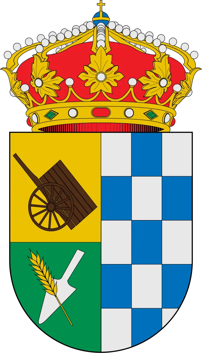 Royal Crest with Crown and Heraldic Elements