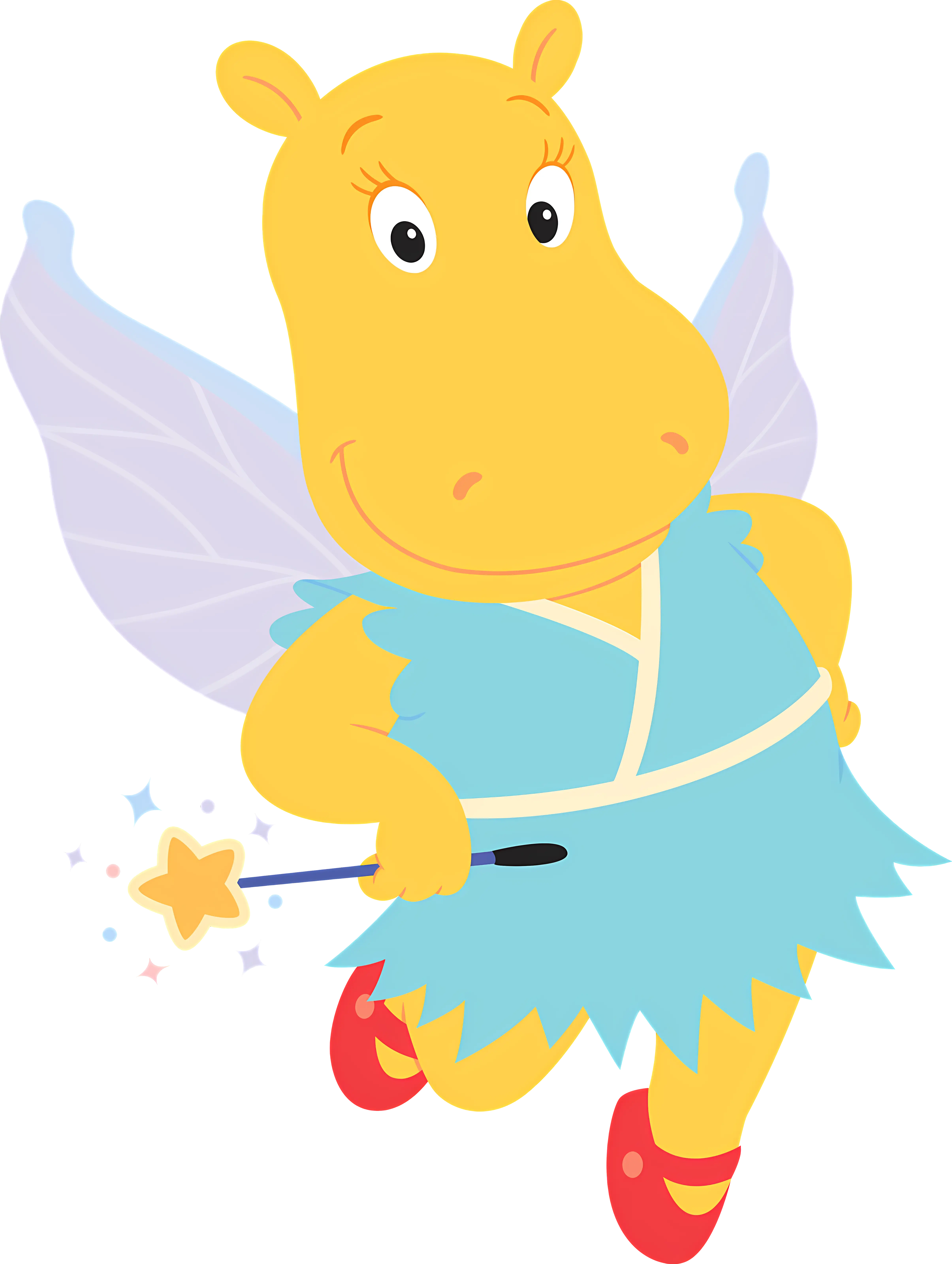 Yellow Hippo Fairy