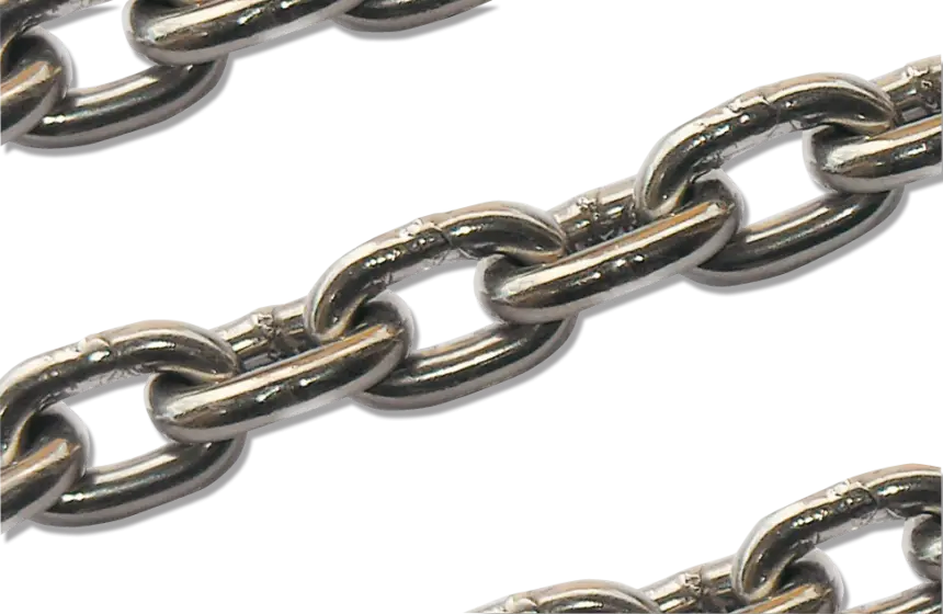 Close-Up of Metal Chain Links