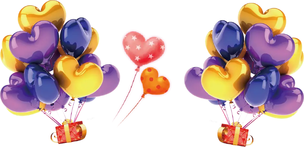 Heart-Shaped Balloons for Party Decoration
