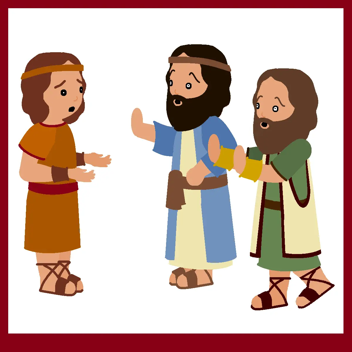 Biblical Characters Illustration