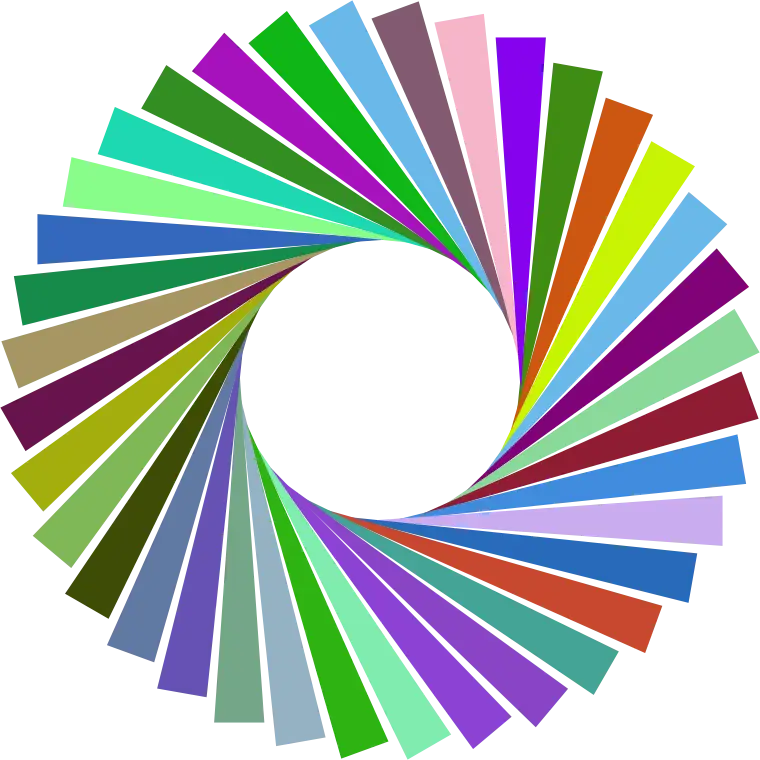 Colorful Geometric Spiral Artwork