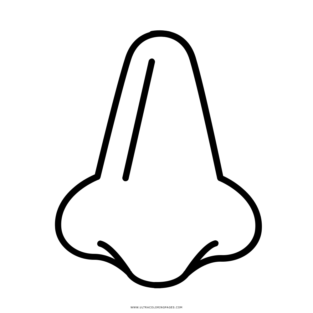 Minimalist Nose Icon