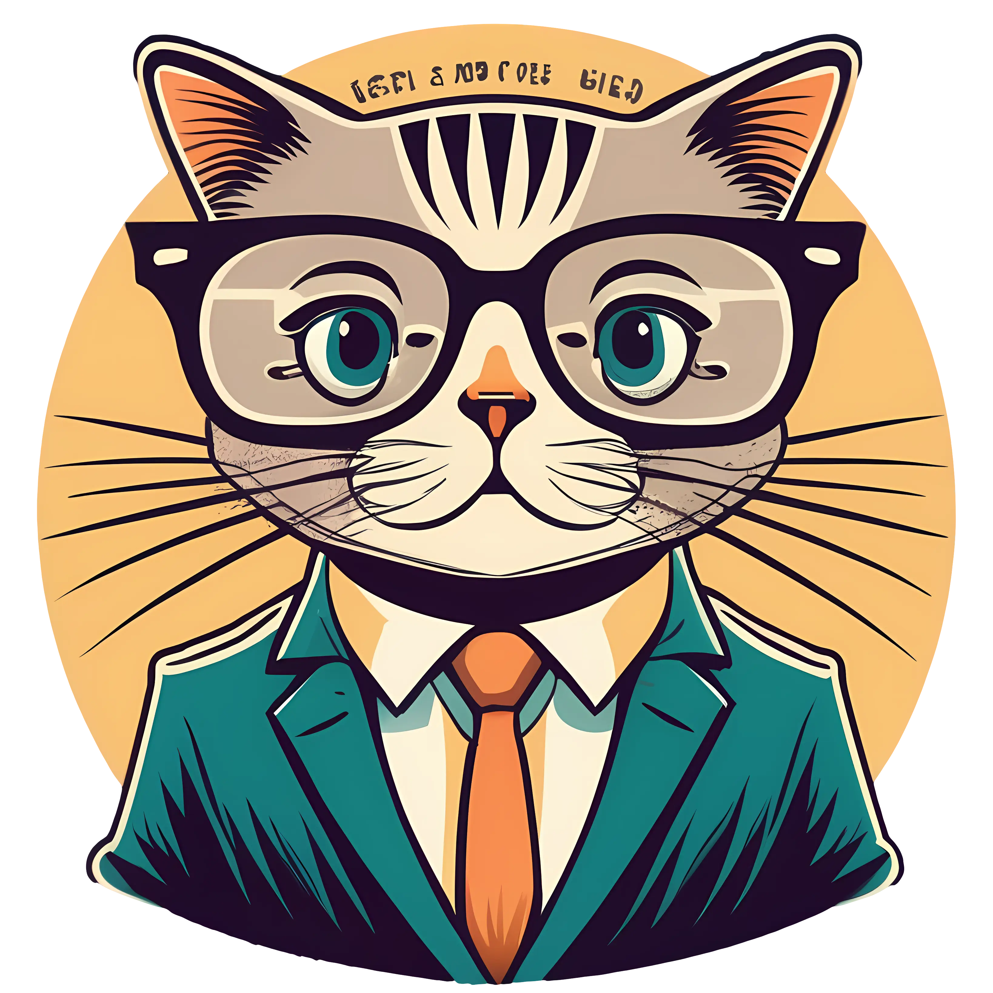 Cat Wearing a Suit