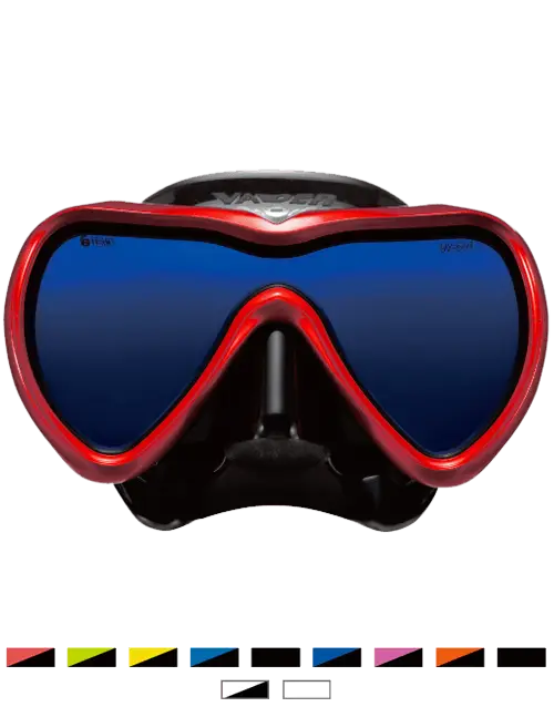 Red and Blue Diving Mask for Underwater Exploration