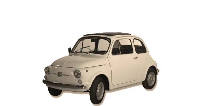 Vintage White Car