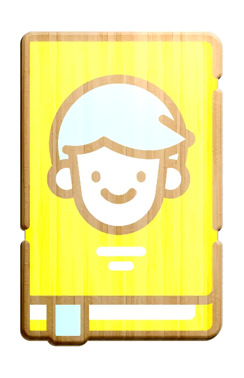 Person Profile on Yellow Background