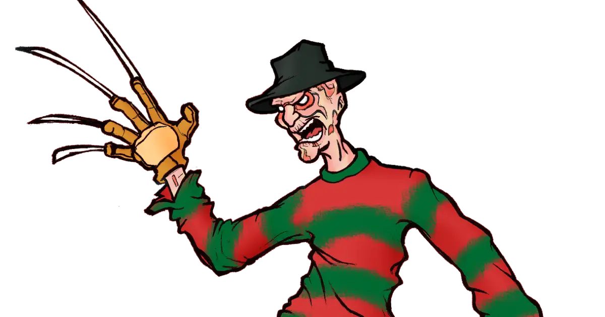 Cartoon Character with Claws and Hat