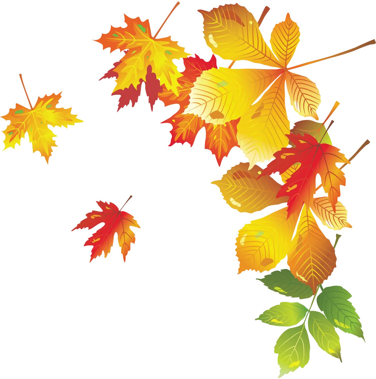 Falling Autumn Leaves Artwork
