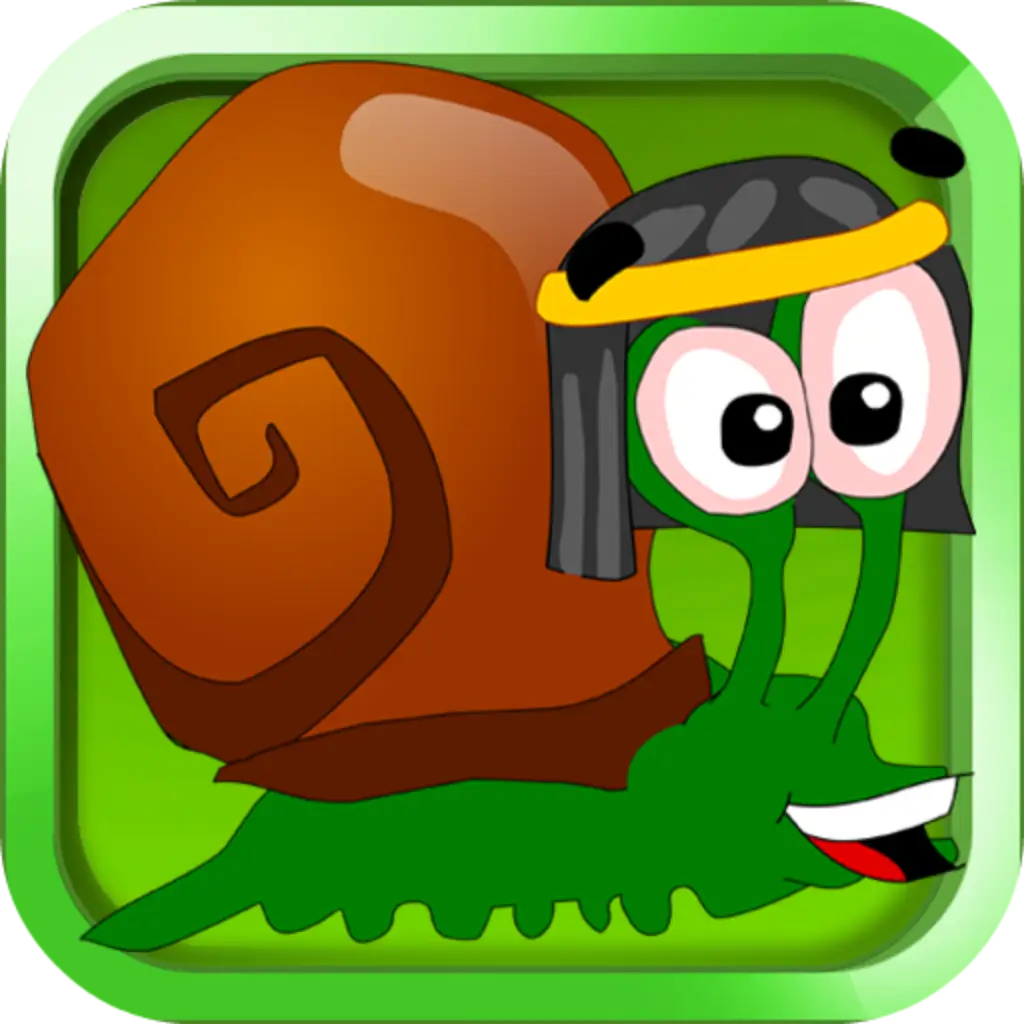 Cute Cartoon Snail with Headband