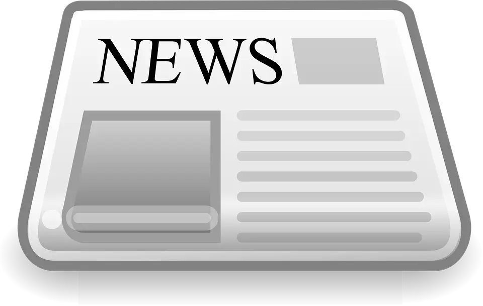 Newspaper Icon with Headline
