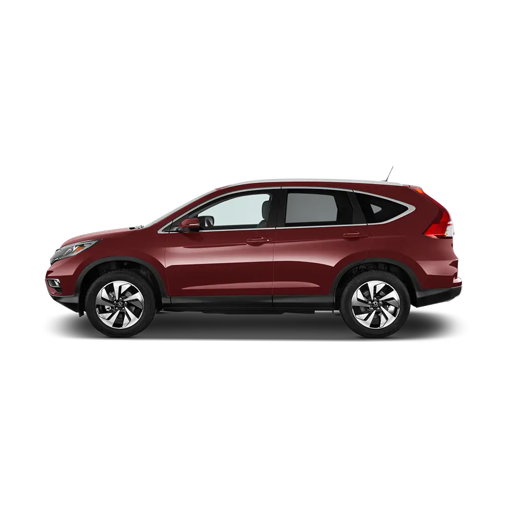 Shiny Red SUV Automobile