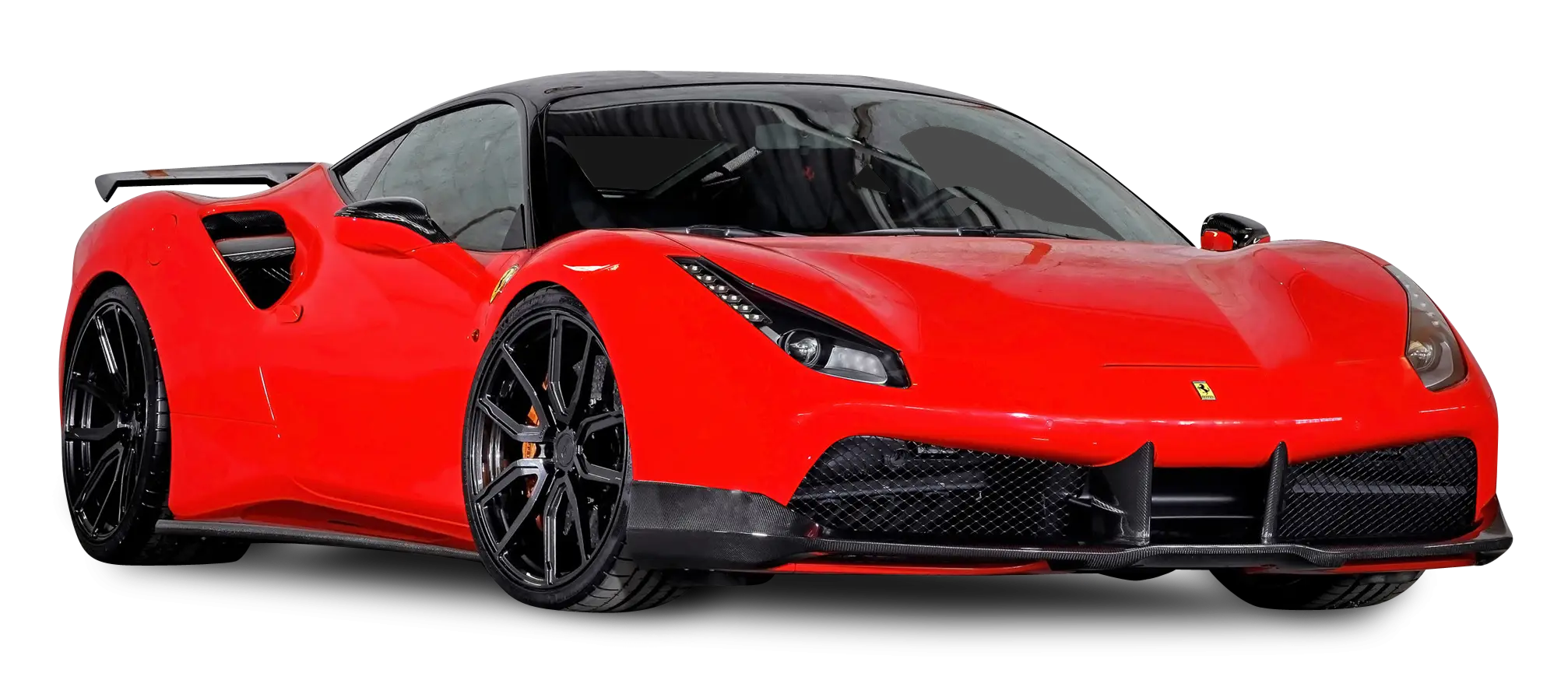 Red Ferrari Sports Car