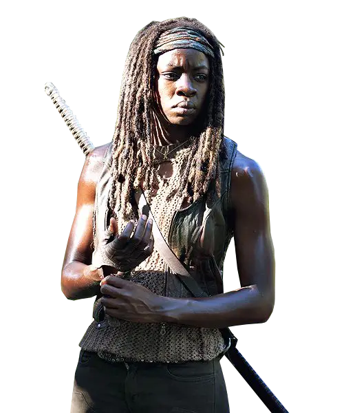 Warrior with Sword and Dreadlocks