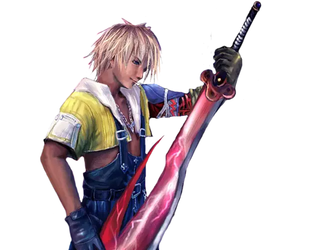 Swordsman Holding Blade