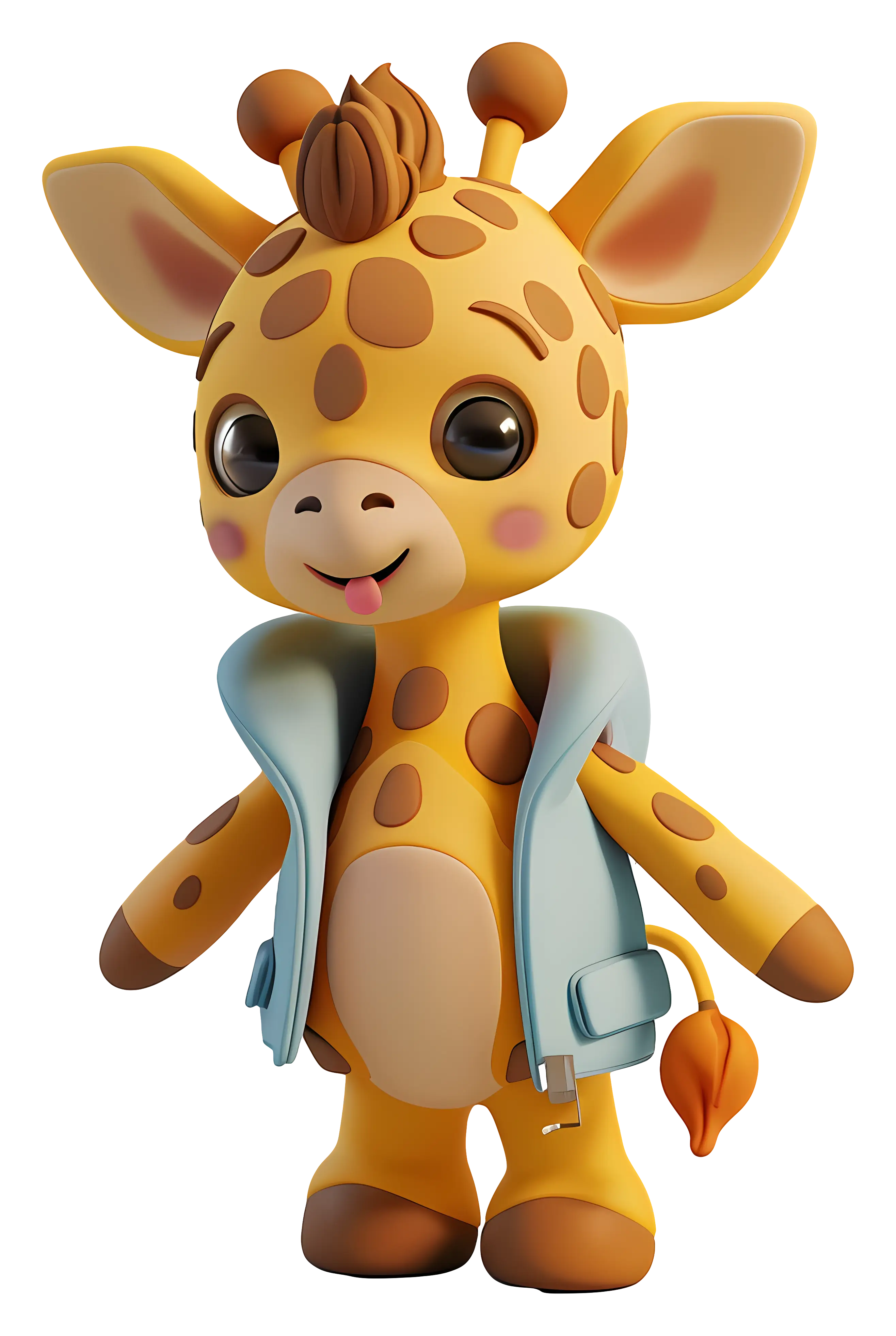 Giraffe in Vest