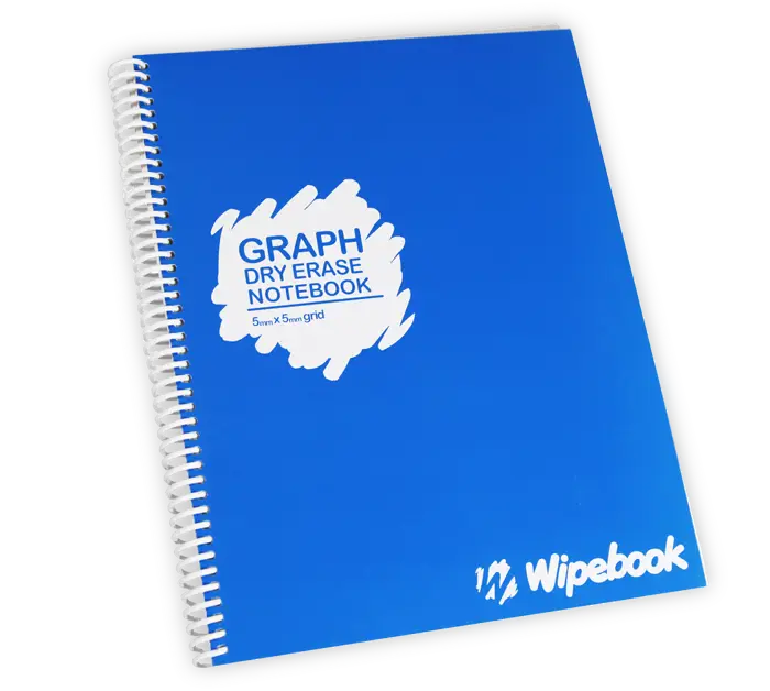 Graph Dry Erase Notebook