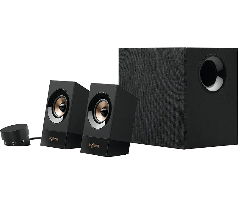 Black Audio Speaker System for Music and Sound