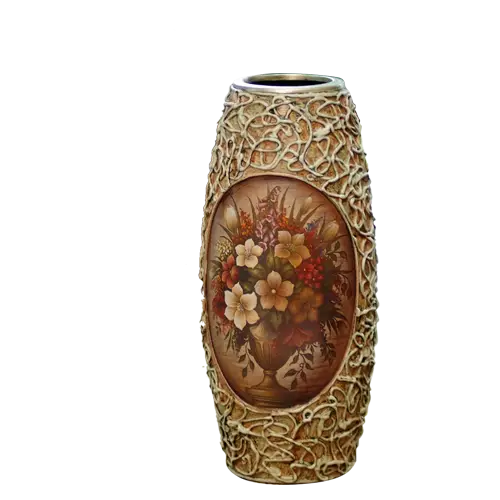 Ornate Decorative Floral Vase