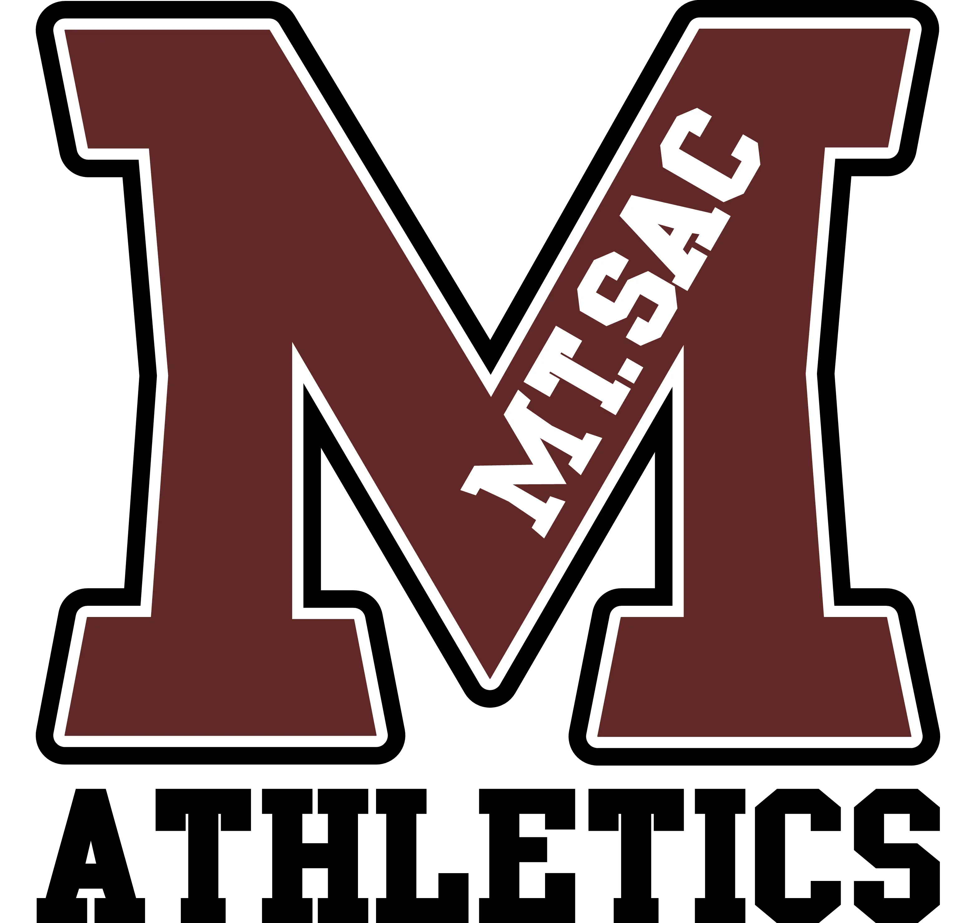 Athletics Logo with Letter M