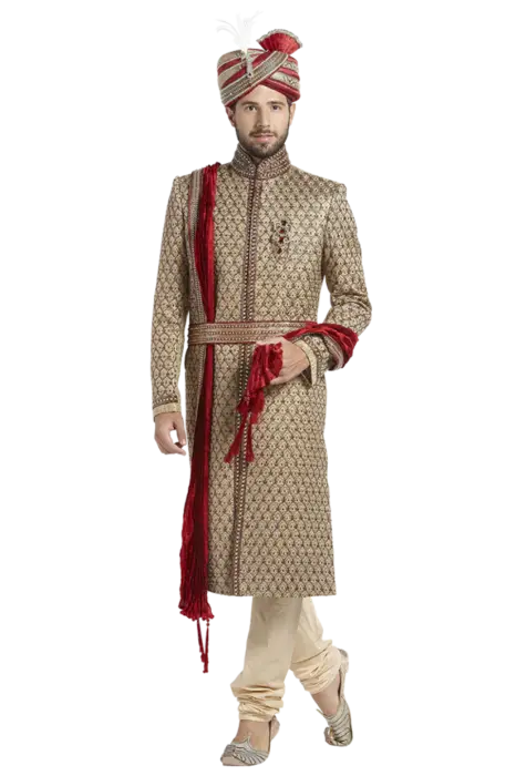 Man in Traditional Ceremonial Outfit