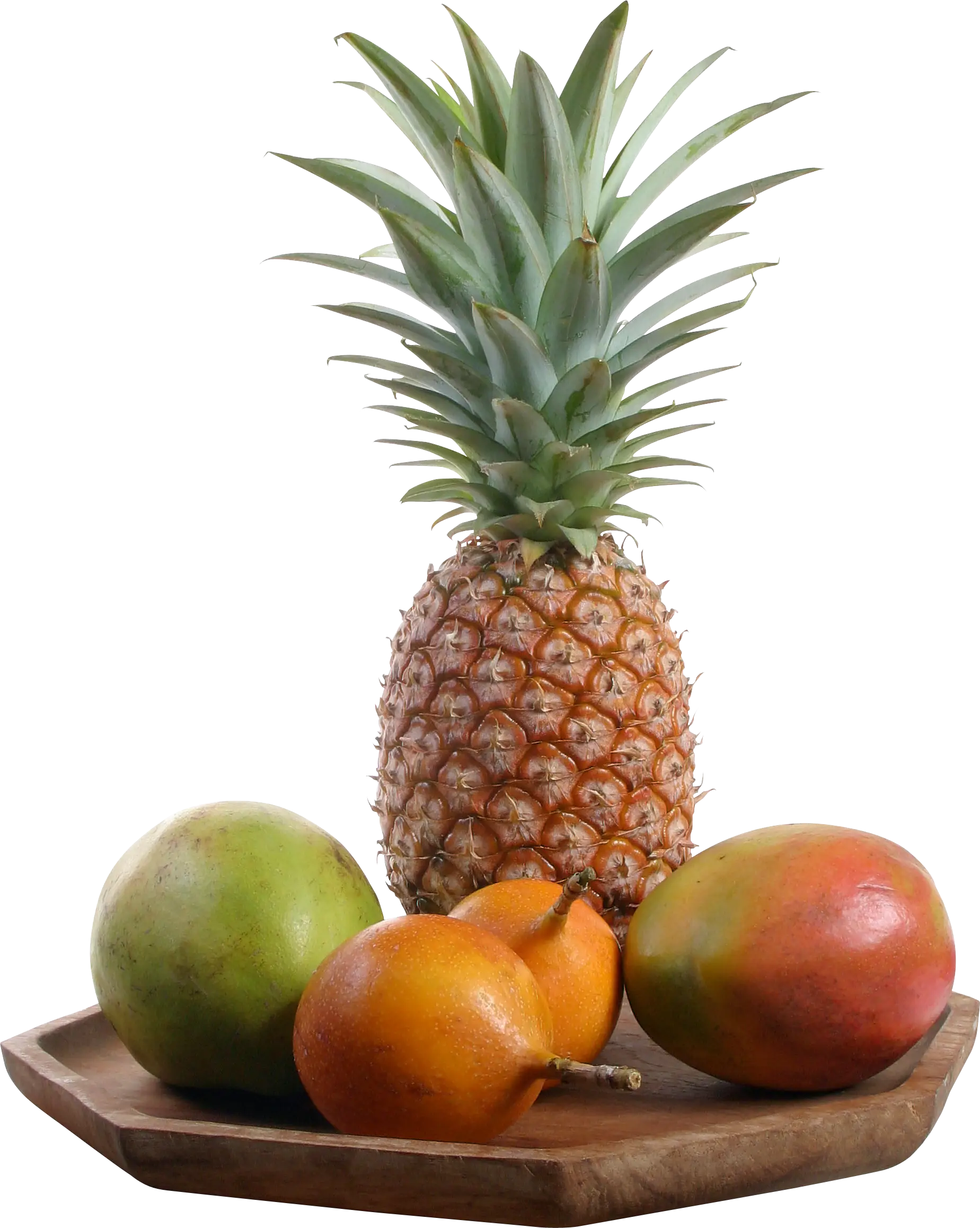 Pineapple and Assorted Tropical Fruits