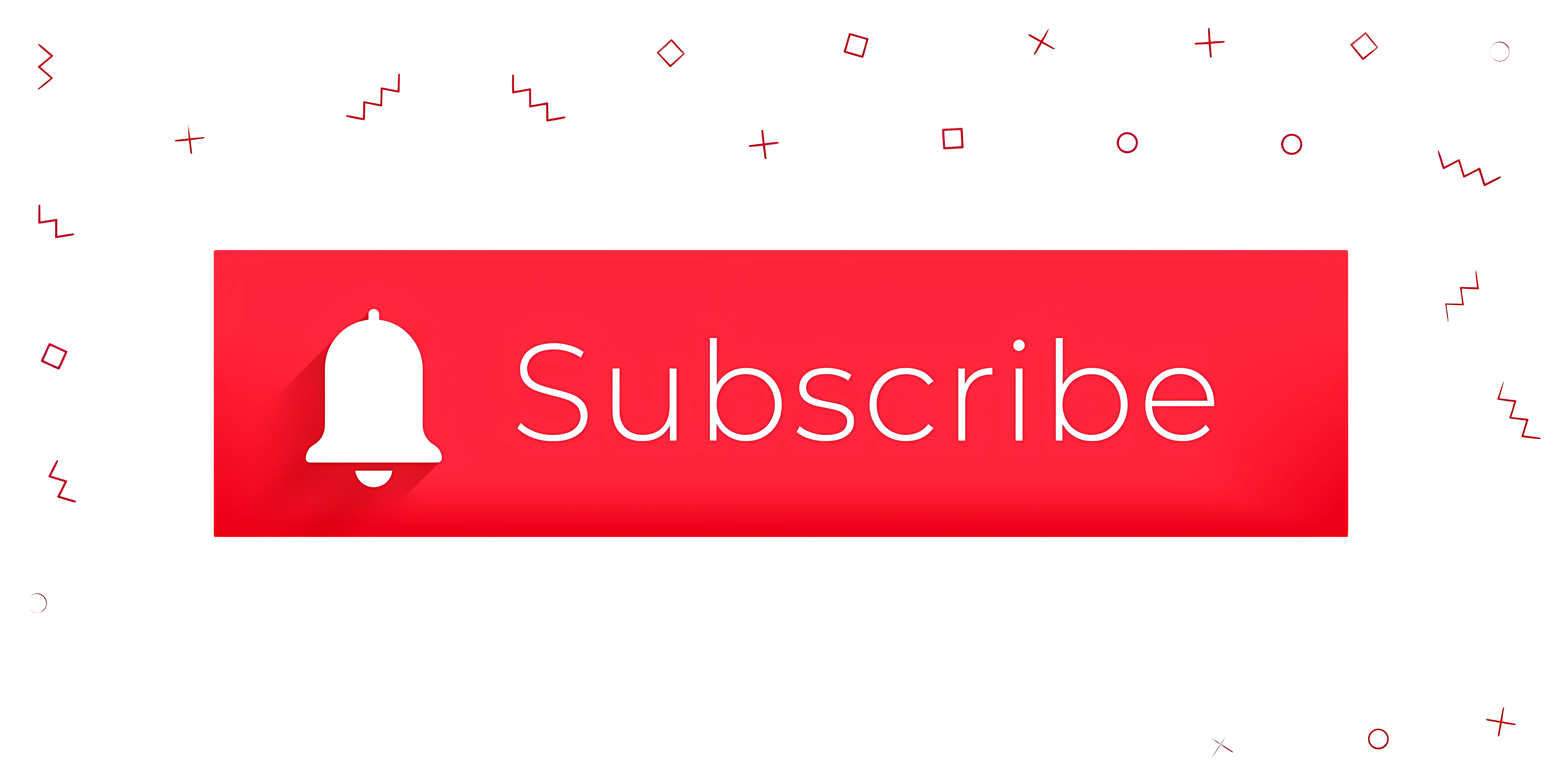 Red Subscribe Button with Bell