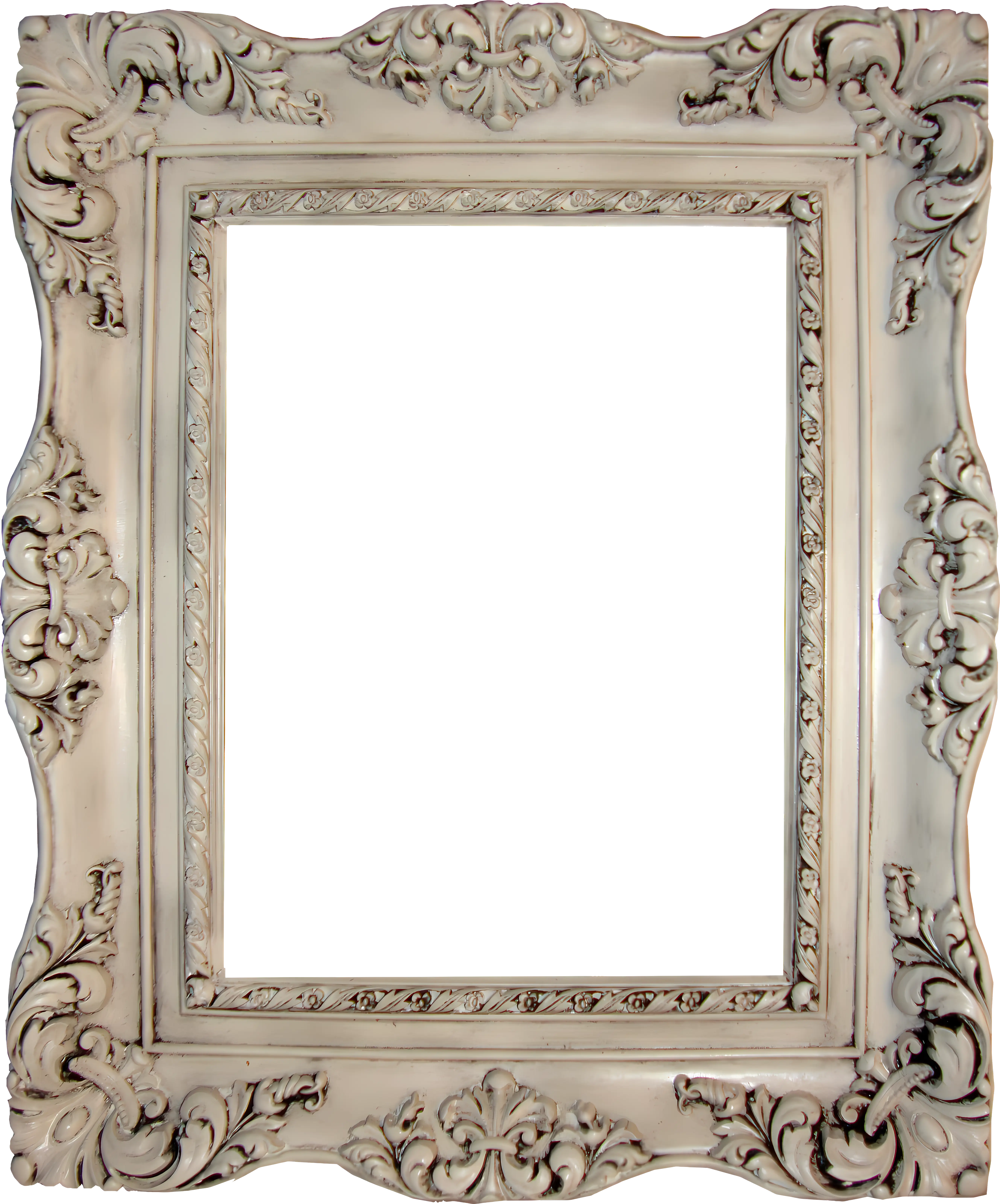 Vintage Ornate Picture Frame with Intricate Design