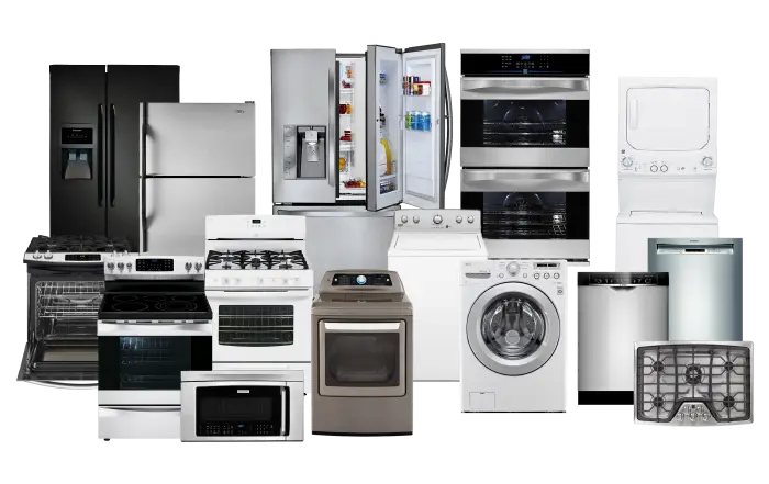 Set of Modern Home Appliances