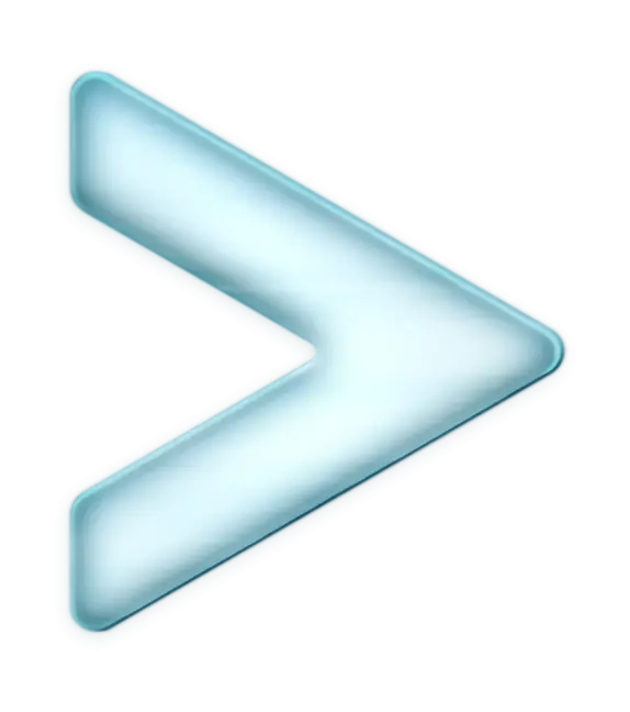 Blue Right Arrow Symbol