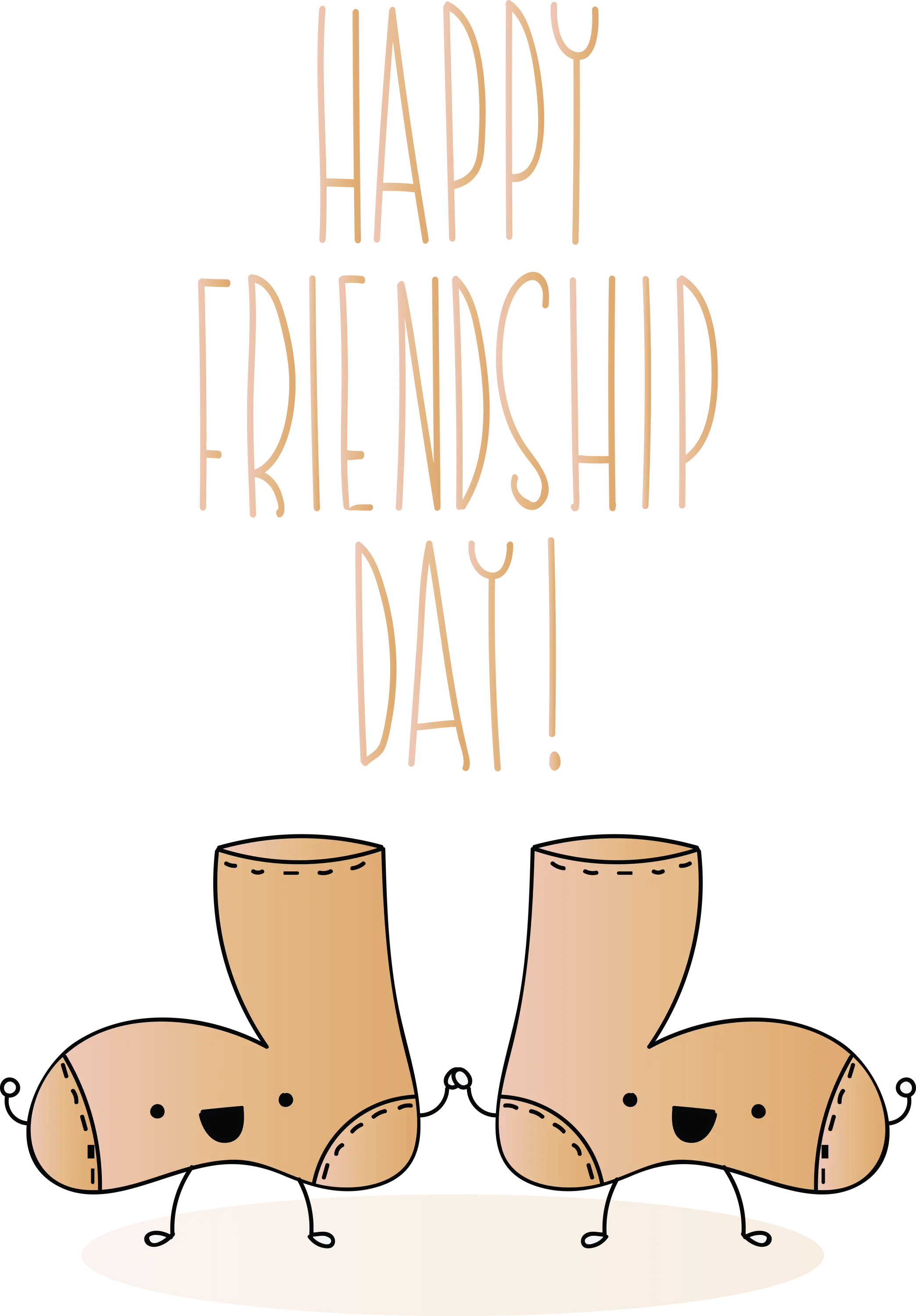 Happy Friendship Day Art Illustration