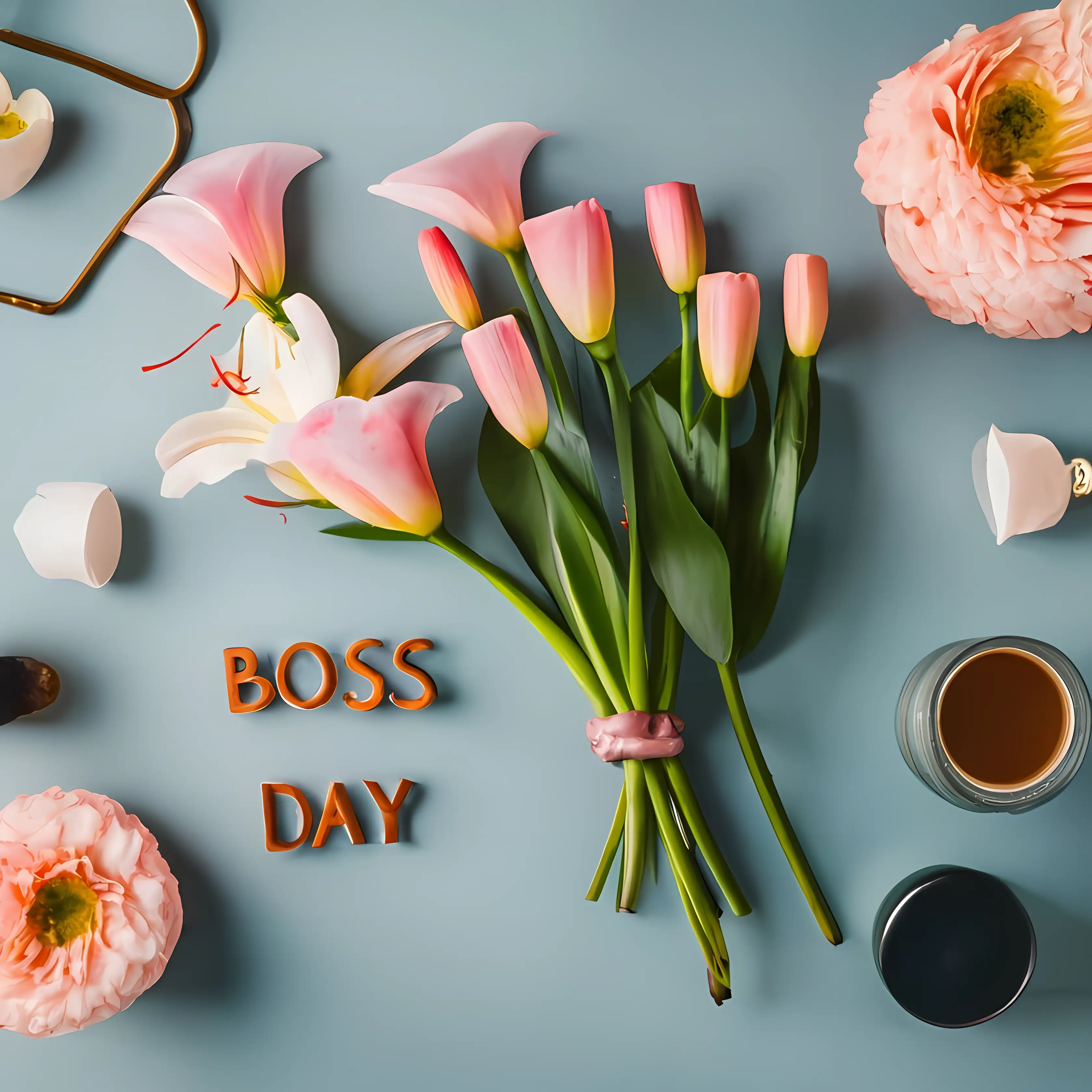 Floral Arrangement for Boss Day Celebration