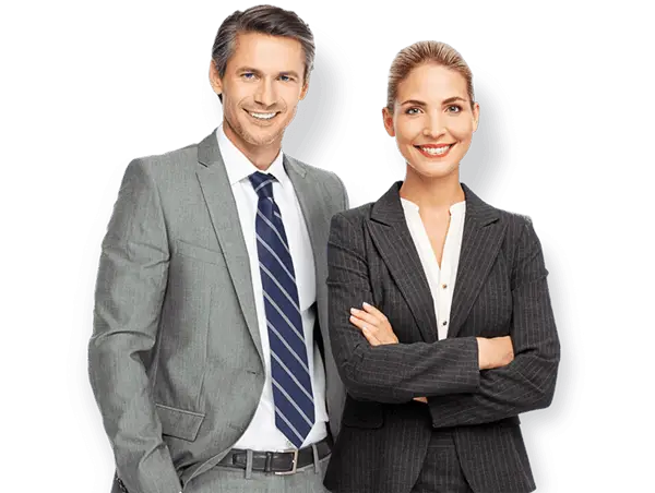 Professional Business People in Formal Attire