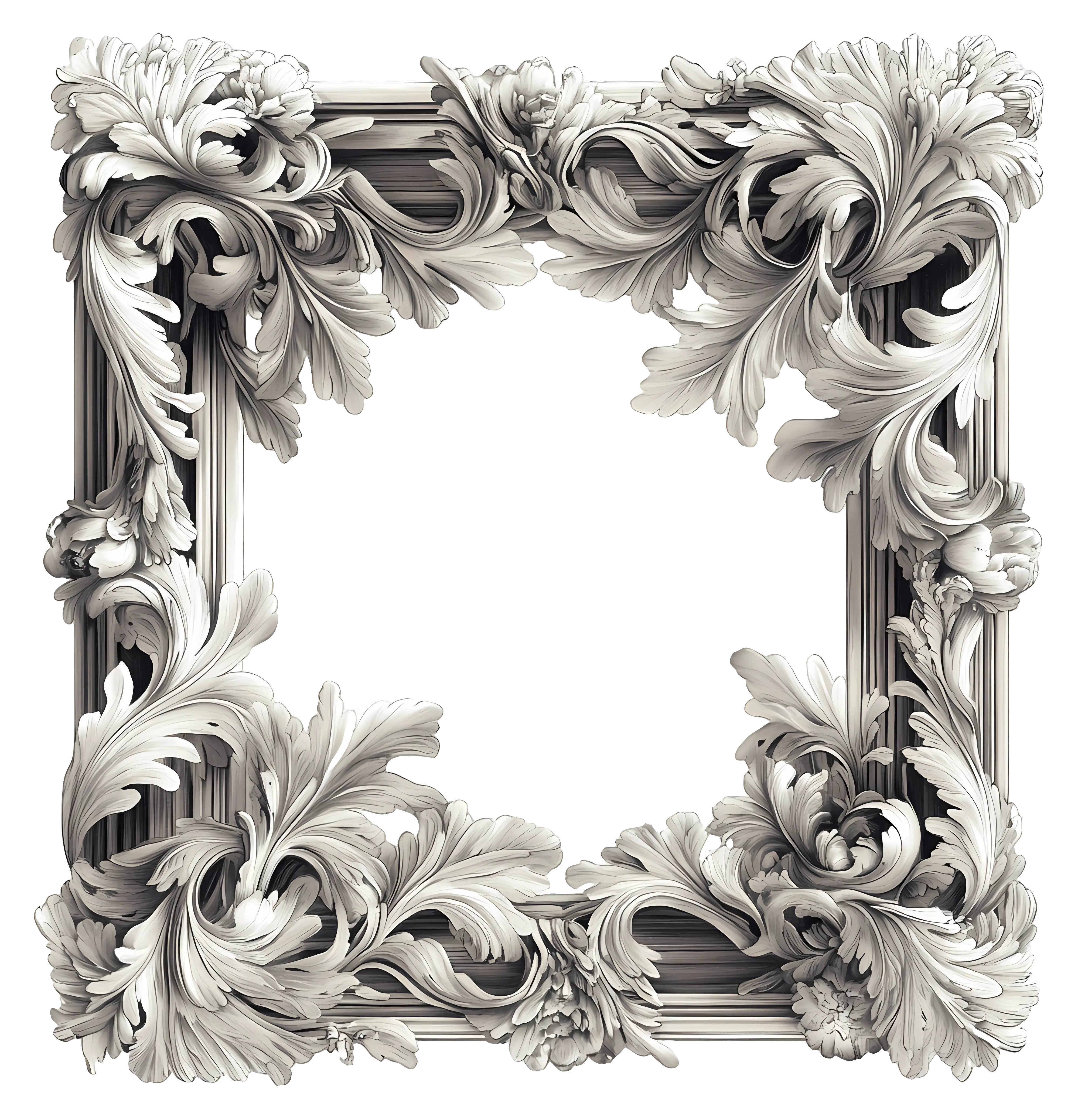 Intricate Ornate Vintage Frame Design