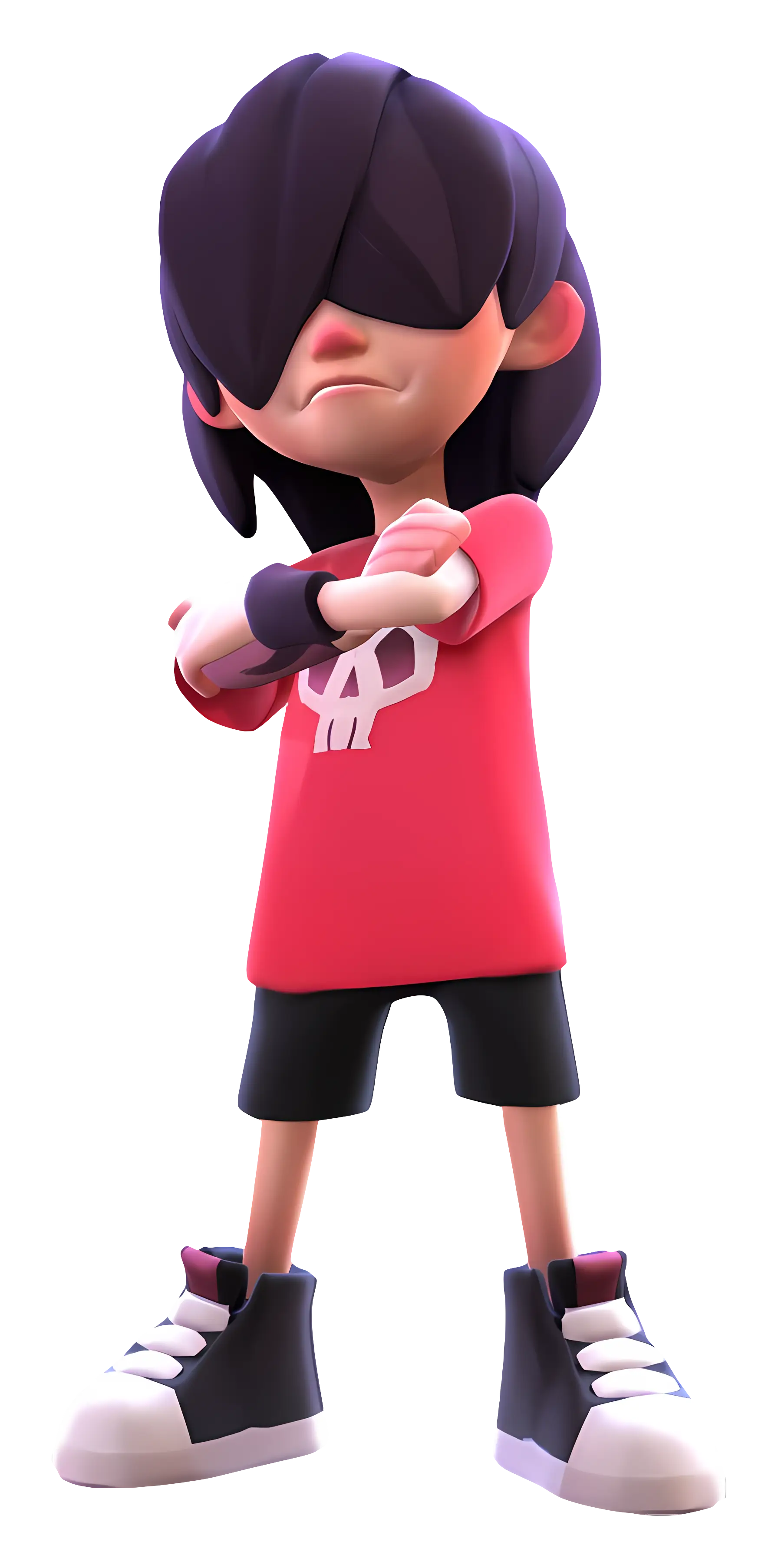 Cool Cartoon Boy with Attitude
