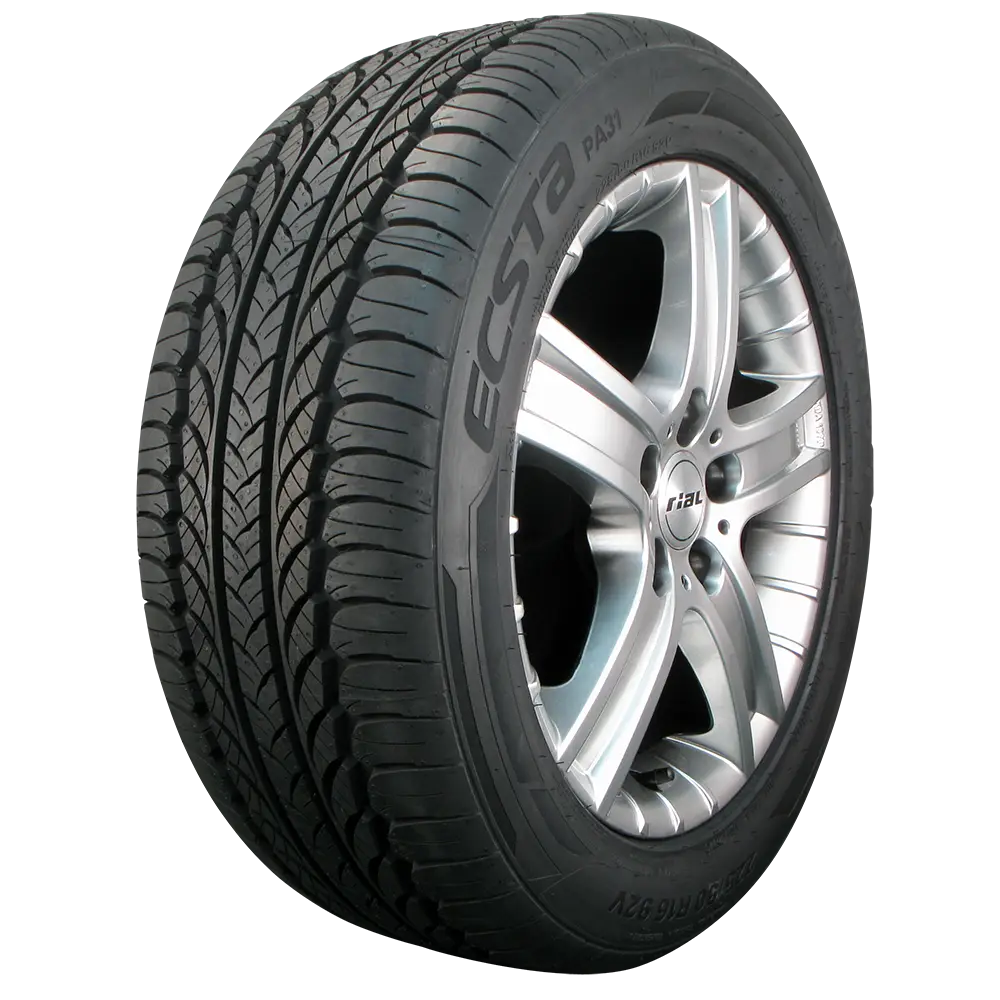 Car Tire with Groove Tread Design