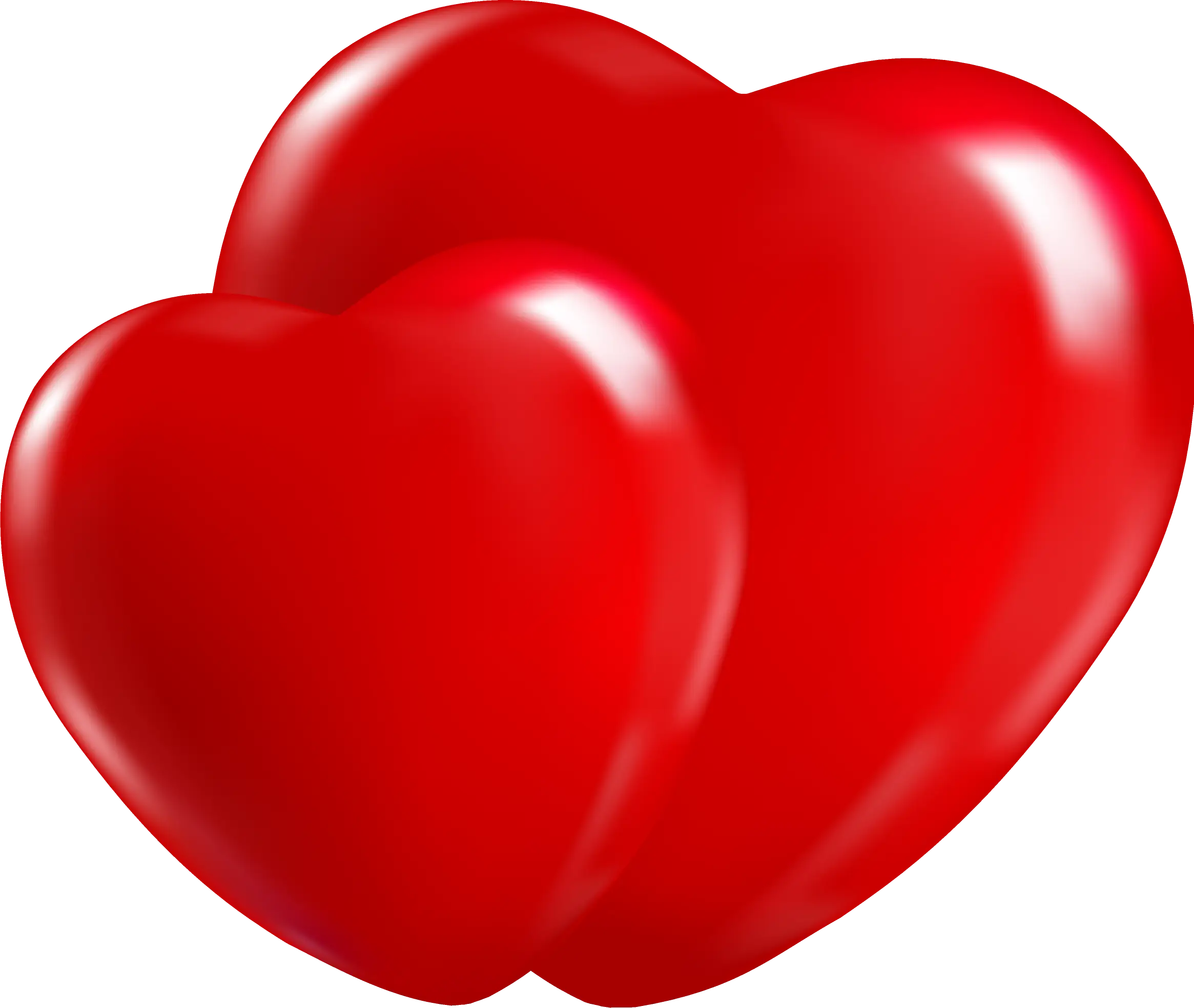 Red Hearts for Valentine&#039;s Illustration