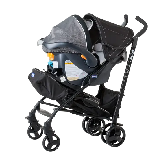 Compact Black Baby Stroller for Modern Parents