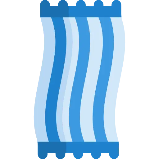 Blue Striped Towel